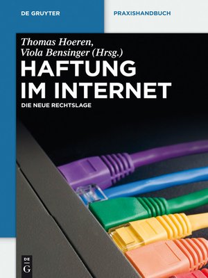cover image of Haftung im Internet
